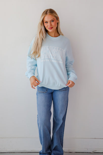 Light Blue Charleston South Carolina Sweatshirt