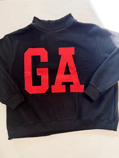 Georgia Reversible Mockneck Sweatshirt