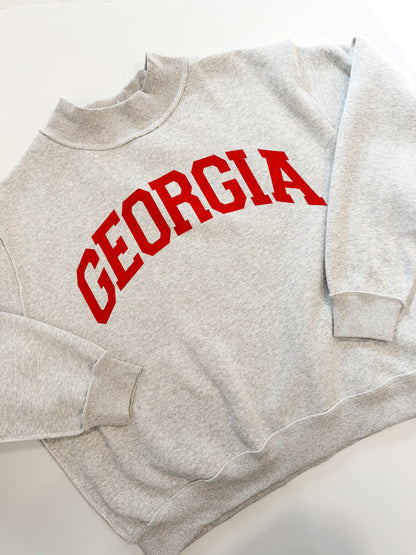 Georgia Reversible Mockneck Sweatshirt