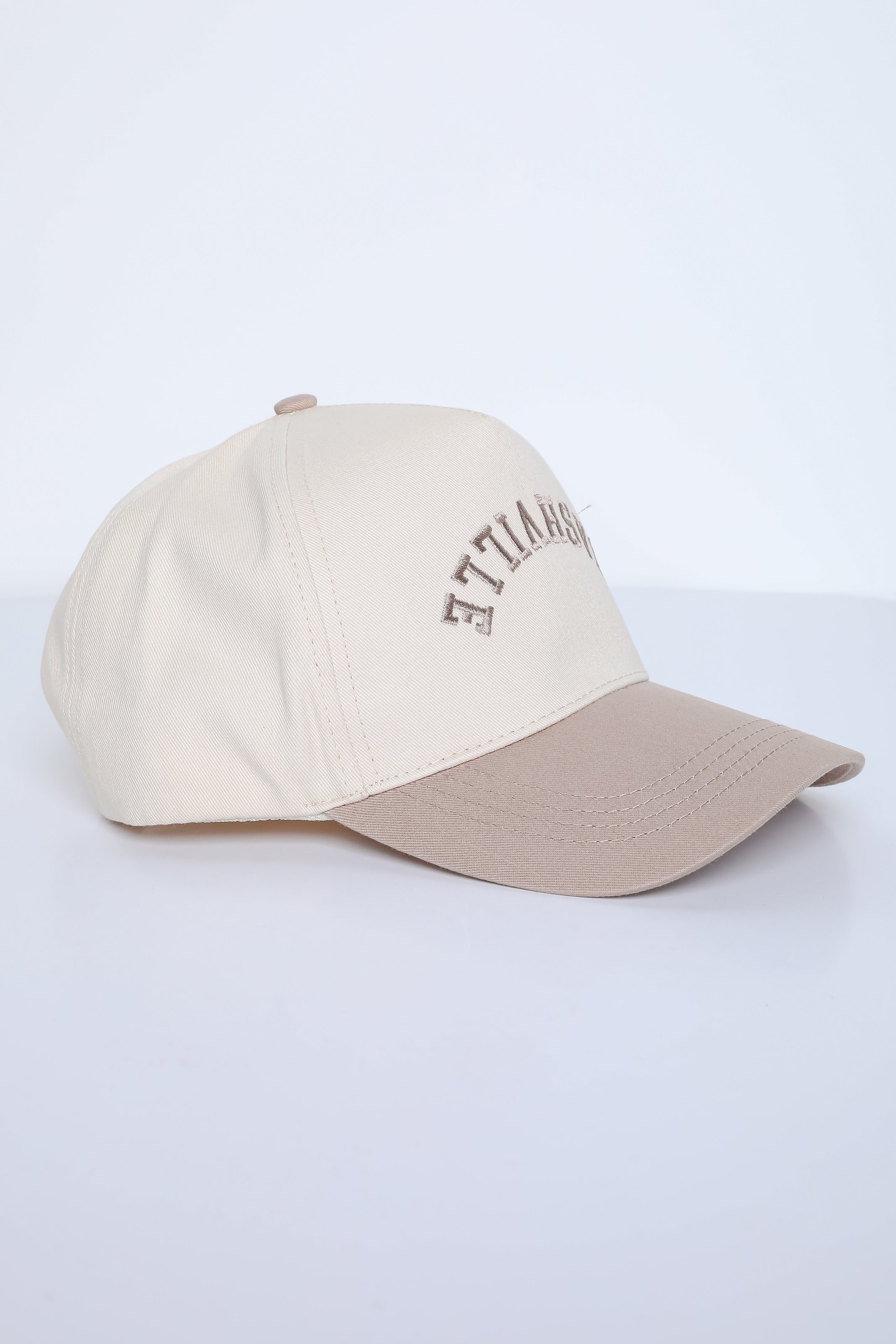 Beige Nashville Embroidered Hat