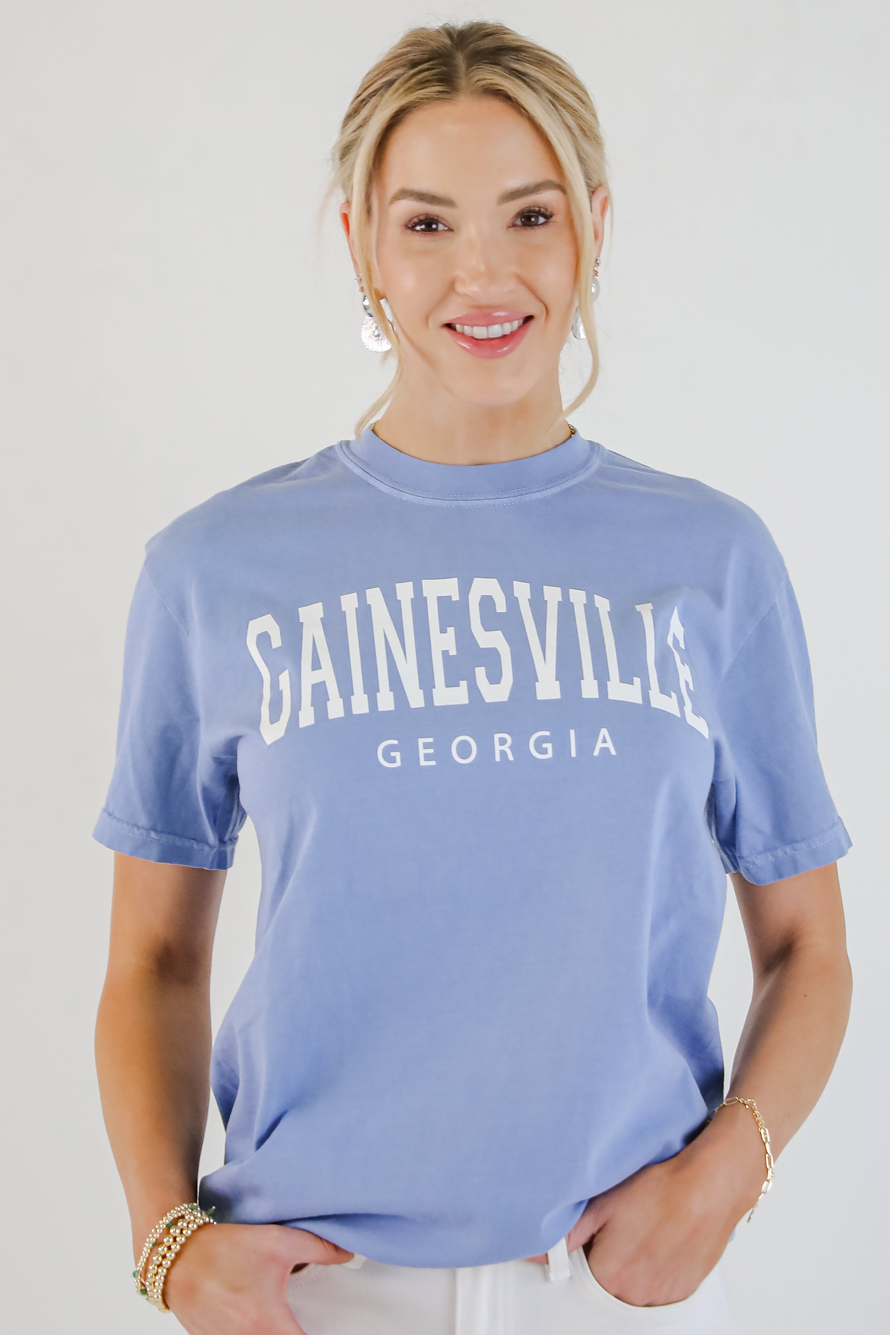 Light Blue Gainesville Georgia Tee