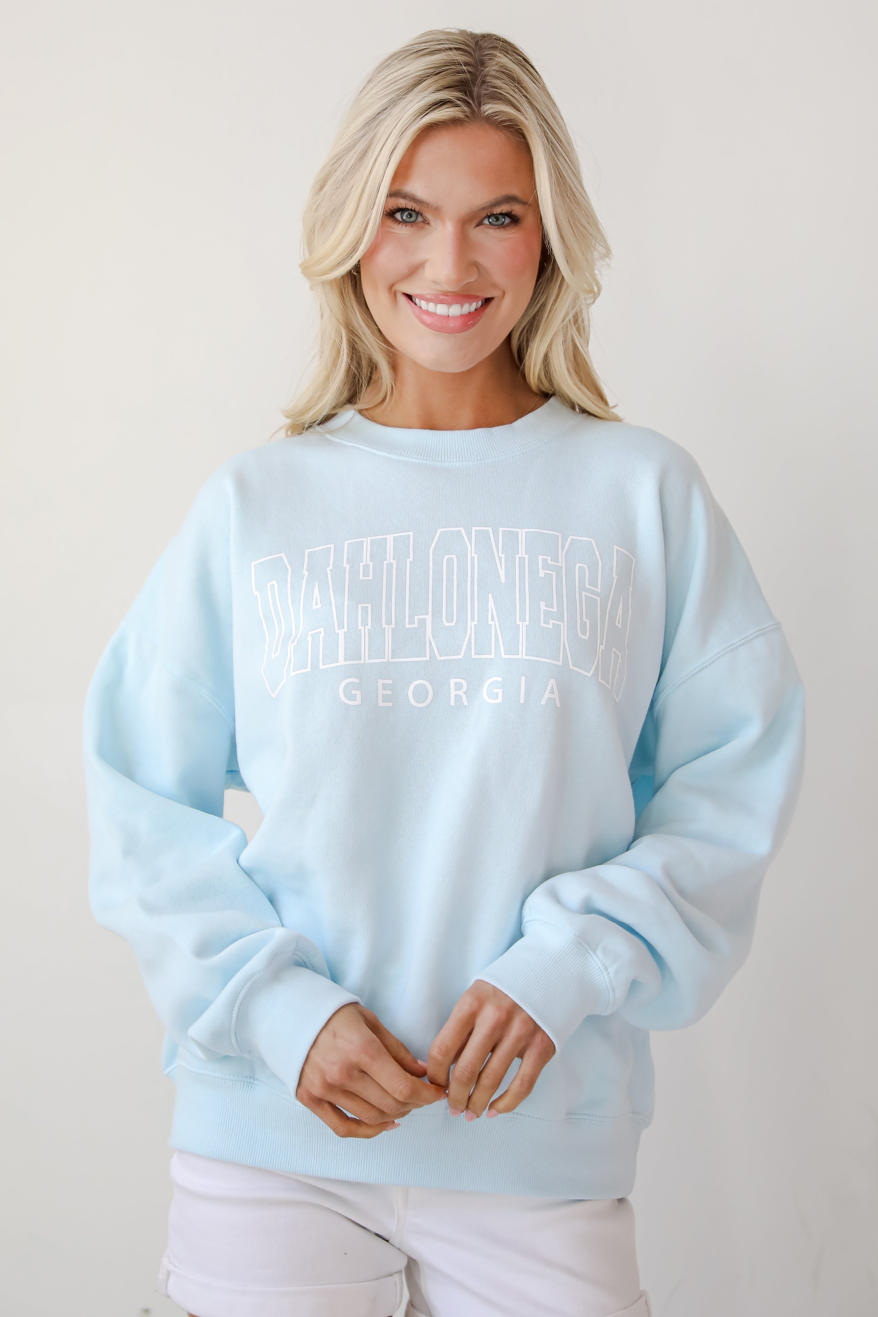 Light Blue Dahlonega Georgia Sweatshirt