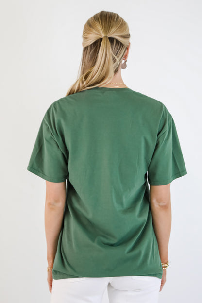 Green North Hall Trojans Tee