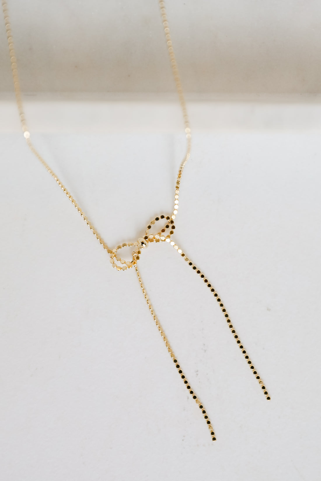 Penelope Gold Bow Chain Necklace