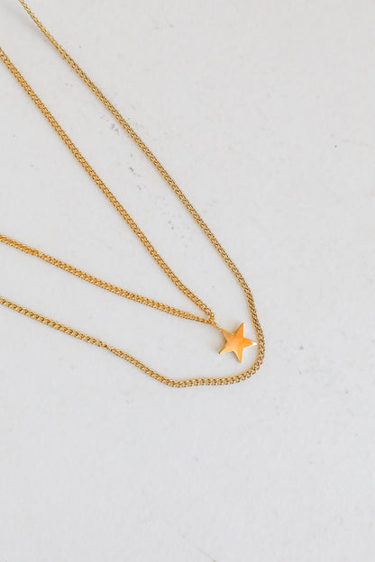 Alice Star Charm Layered Necklace