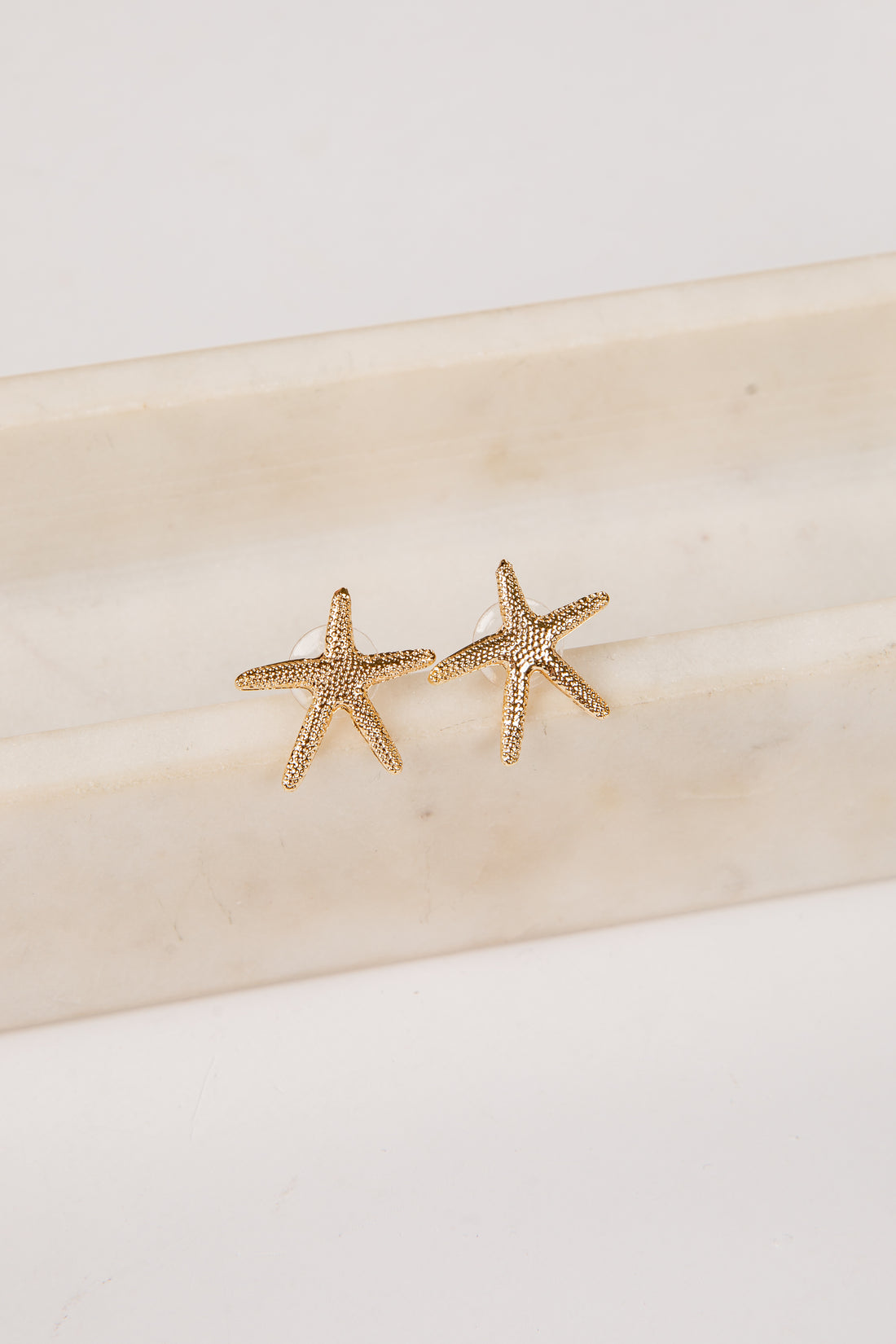 Maisie Starfish Gold Stud Earrings