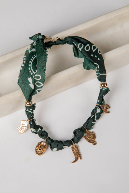 bandana necklace
