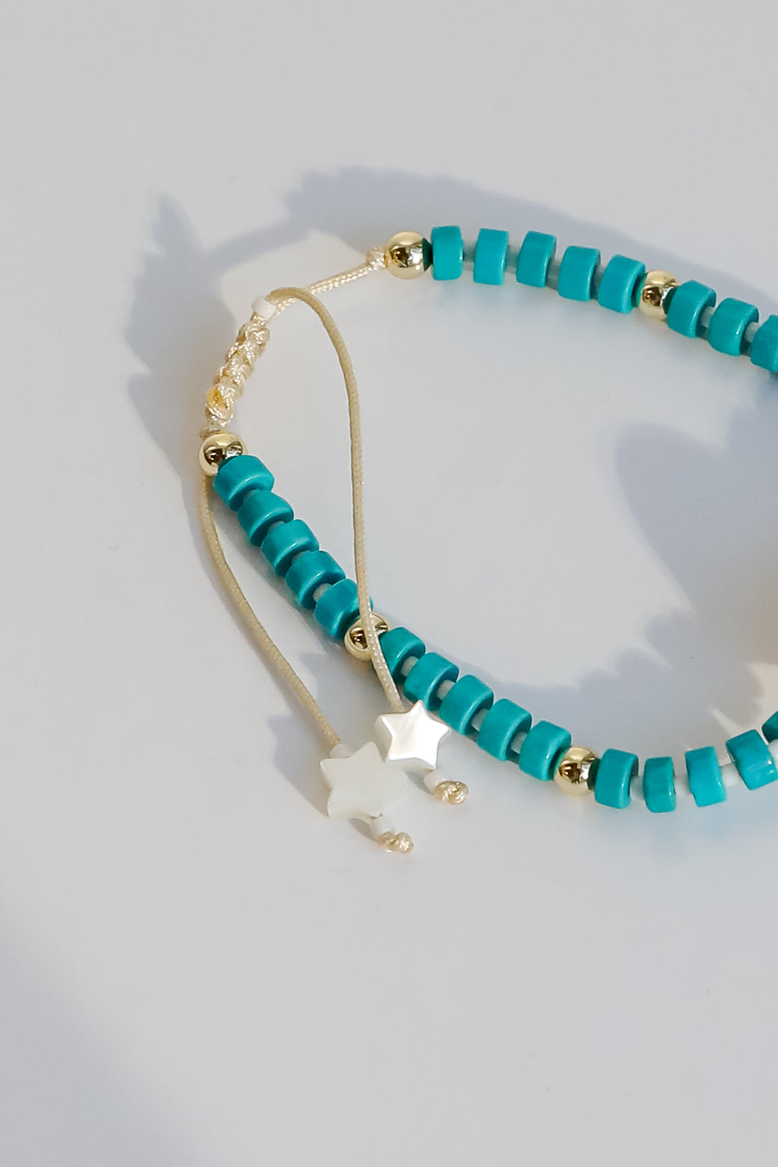 Juliette Teal Beaded Bracelet