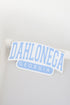 Dahlonega Georgia Sticker in blue