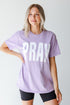 Lavender Pray Tee
