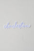 Small Charleston Script Sticker in lavender